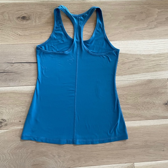 NIKE Racerback Athletic Tank Top Teal Blue NWOT - Picture 3 of 5